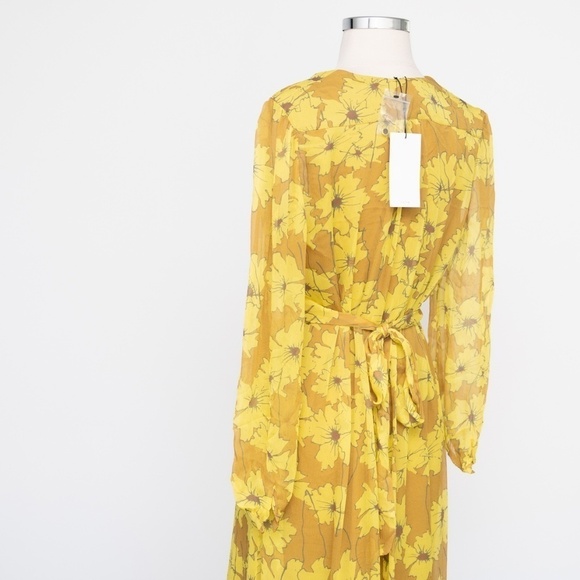 Joie Kaz Silk Floral Midi Dress - Picture 9 of 13